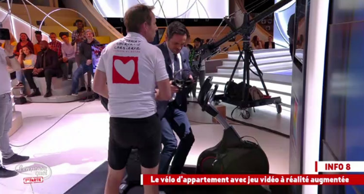 Il en pense quoi Camille ? : Camille Combal remué par le vélo en réalité augmentée, C8 en recul dans les audiences