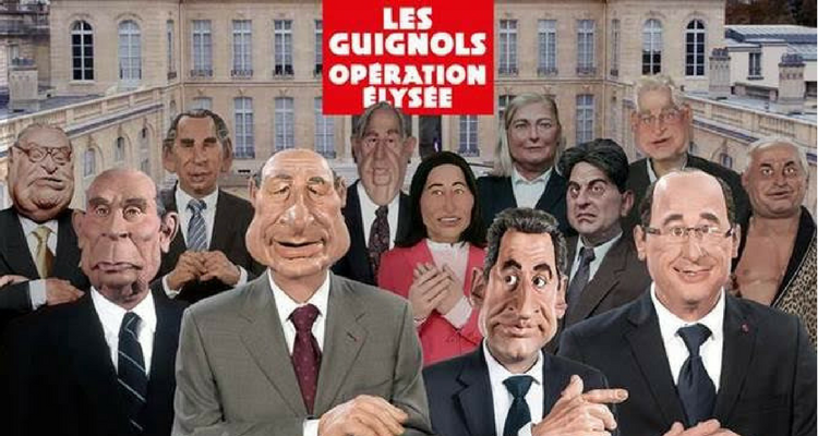 Les Guignols font leur « Opération Elysée » en prime avec Sarkozy, Hollande, Le Pen, Bayrou, Melenchon, DSK...