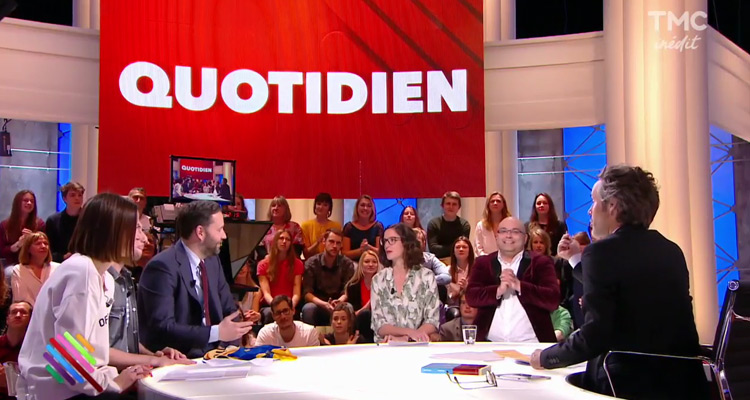 Quotidien : Yoann Riou (L’Équipe) fait le show, audiences stables pour Yann Barthès sur TMC