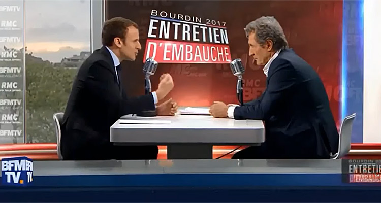 L’entretien d’embauche : BFMTV au plus haut avec Emmanuel Macron, Jean-Luc Mélenchon et Marine Le Pen 