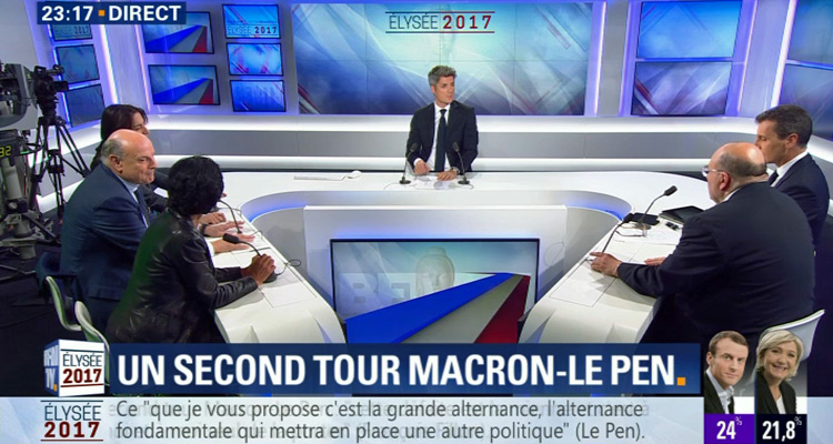 Présidentielle 2017 : BFM TV, 3e chaine à 20 heures pour l’annonce du Duel Macron / Le Pen