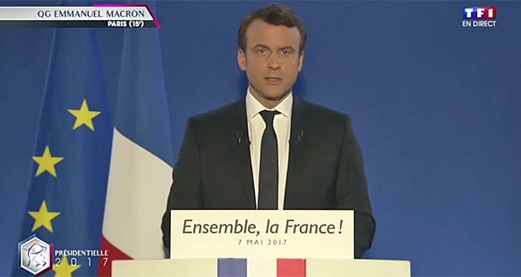 Présidentielle 2017 : les audiences de la victoire d’Emmanuel Macron face à Marine Le Pen, TF1 séduit les jeunes, France 2 leader