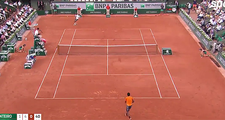 Roland Garros (bilan) : La victoire de Gaël Monfils booste France 4, France 2 en nette baisse