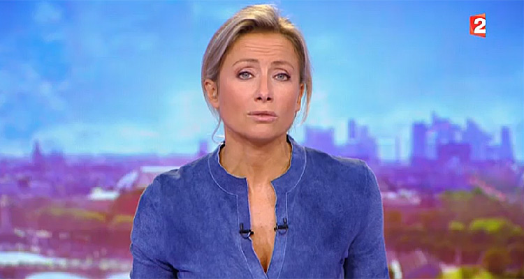JT 20 heures de France 2 : Anne-Sophie Lapix en nette baisse pour sa dernière de la semaine 
