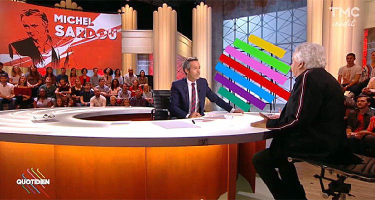 Quotidien : Yann Barthès chute avec Michel Sardou, TPMP prend la tête des audiences