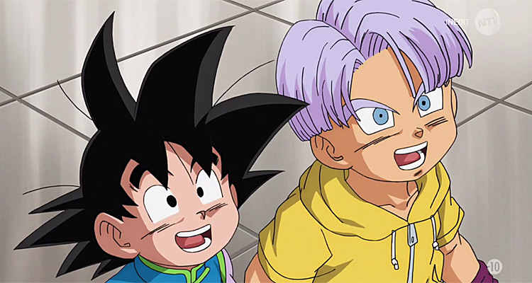 Dragon Ball Super : San Goku combat Beerus, NT1 grimpe en audience