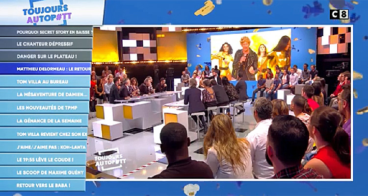 C’est que de l’amour et que de la télé remplacé sans succès par un zapping de TPMP