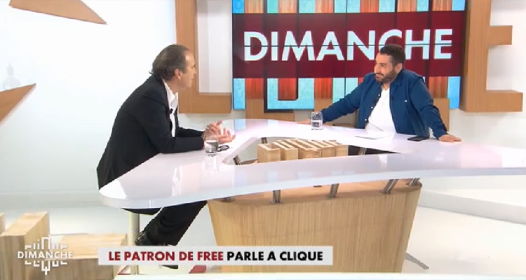 Clique Dimanche : Xavier Niel (Iliad / Free) tacle Patrick Drahi et défend Emmanuel Macron, quelle audience sur Canal+ ?