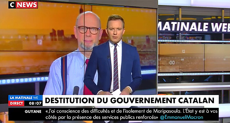CNews : record pour la matinale week-end de Thomas Lequertier, au coude à coude avec TF1