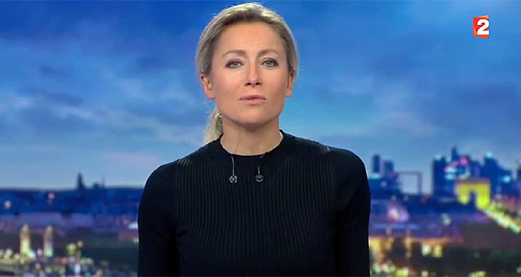 JT 20 heures de France 2 :  Anne-Sophie Lapix à un haut niveau d’audience avant le retour de Laurent Delahousse