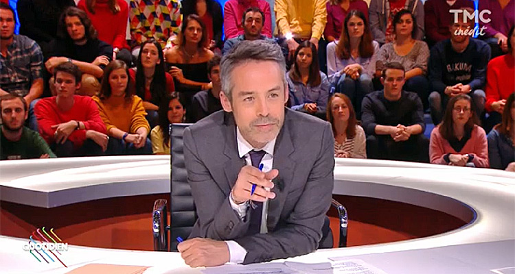 Quotidien : Yann Barthes, en présence du réalisateur de Star Wars 8, subit un coup d’arrêt mais l’audience reste devant TPMP 