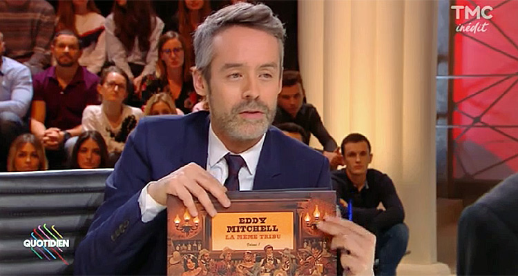 Quotidien : Yann Barthès domine nettement Cyril Hanouna et TPMP avec Eddy Mitchell en invité