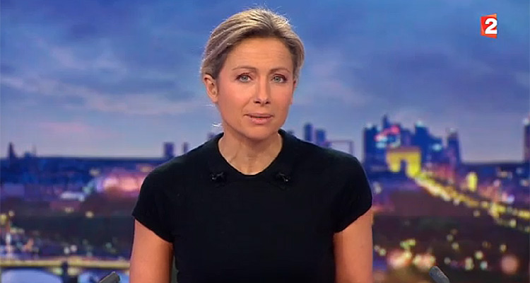 JT de 20 heures : Anne-Sophie Lapix puissante sur France 2 derrière un Gilles Bouleau leader