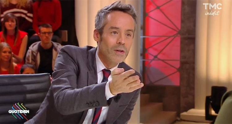 Quotidien : Yann Barthès, en baisse, reste puissant sur les 25/49 ans et les CSP+ face à TPMP