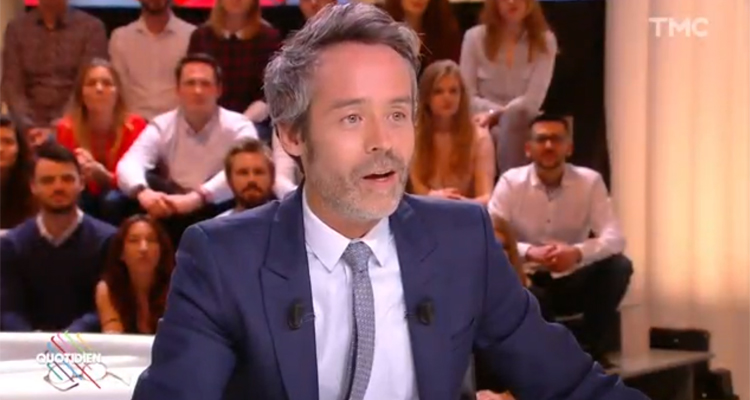 Quotidien : Yann Barthès plus fort que Cyril Hanouna aux côtés de Steven Spielberg ?