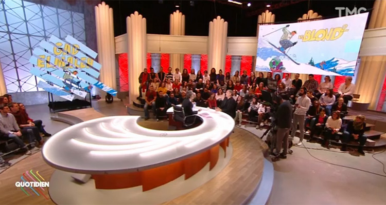 Quotidien : Yann Barthès moins fort que TPMP avec Gad Elmaleh et Michel Denisot 