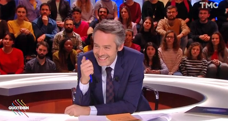 Quotidien : Yann Barthès perd le duel contre TPMP avec Isabelle Huppert, Gaspard Ulliel, et Perrine Laffont