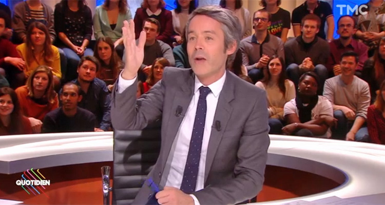 Quotidien : Yann Barthès, Gérard Depardieu et Lio malmenés en audience, TPMP en difficulté