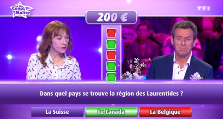 Les 12 coups de midi : Véronique associe l’étoile mystérieuse à Eric Cantona avec les balles rouges, le dinosaure, les fauteuils...